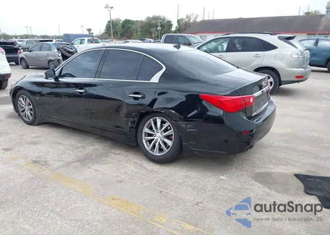 2014 Infiniti Q50 from USA, damaged, VIN JN1BV7AP0EM687773
